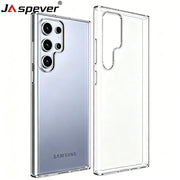 Anti-Shock Silicone Soft Case For Samsung Galaxy S26 S25 Edge S24 S23 S21 FE S22 Ultra Plus Transparent Clear Ultra Thin Shell