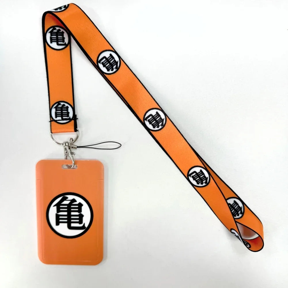 Lanyards Keychain Animated Cartoon Badge Holder ID Credit Card Pass Hang Rope Lanyard For Keys Anime Accessories Gifts