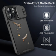 Shockproof Case For iPhone 15 14 13 12 11 16 17 Pro Max 15 Plus 16E Cover Slide Camera Protective Cases For iPhone 17 Air 17Pro