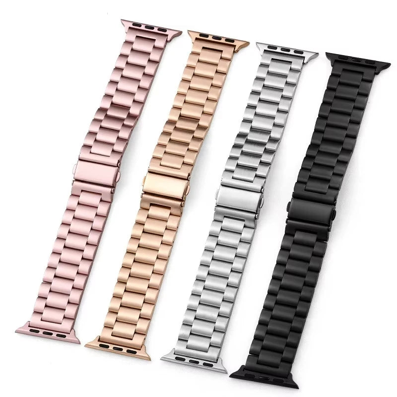 Watch Band For apple watch ultra band 44mm 40mm 49mm 45mm 41mm Stainless Steel watch Strap for iwatch Bands 6 3 4 SE 8 Bracelet