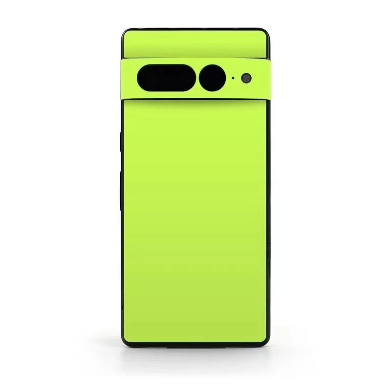 Plain Color Decal Skin for Google Pixel 10 9 8 7 Pro 6A 6 Back Screen Protector Film Cover Case Macaroon 3M Wrap Matte Sticker