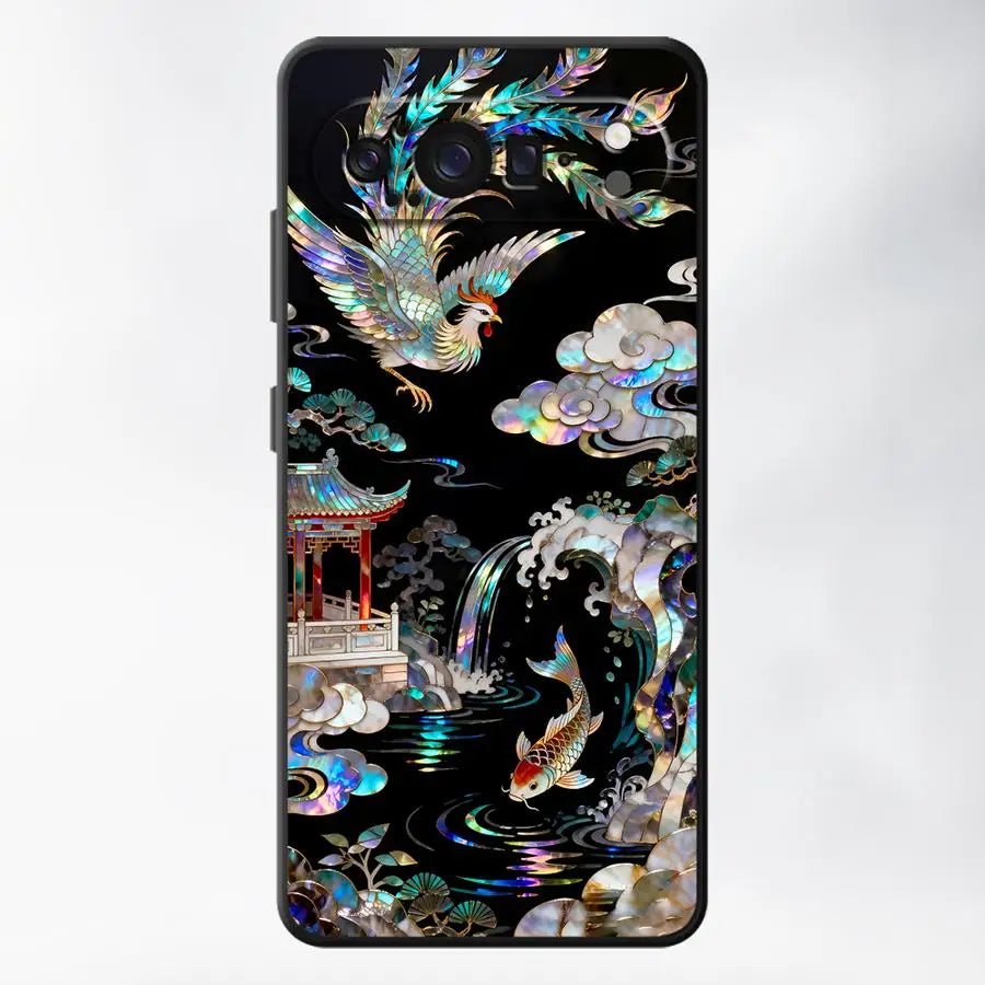 Tiger Green Dragon Case for Google Pixel 10A 9a 6a 8a 7a 10 9 Pro XL 6 7 8 Pro Funda Phone Cover