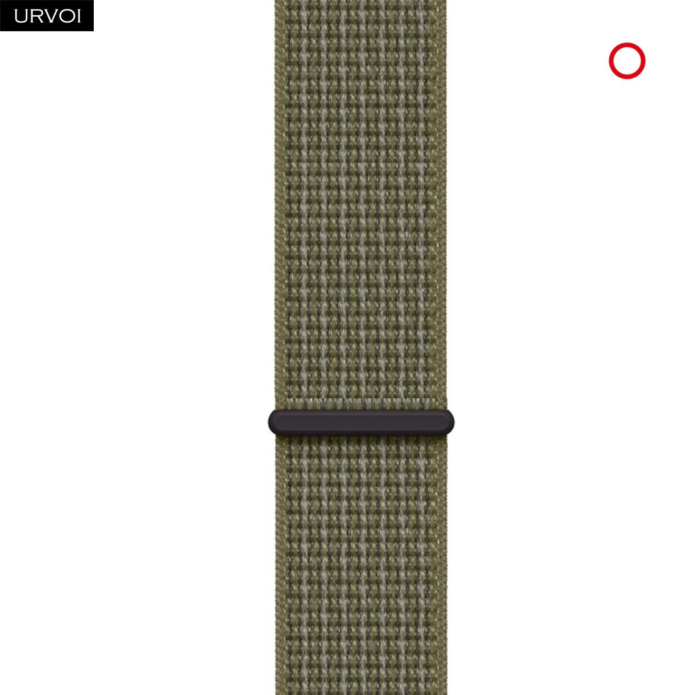 URVOI Sport Loop for Apple Watch Ultra 4 3 2 Series 12 11 10 9 SE3 Nylon Strap for iWatch Sport Band Hook&Loop Fastener 46 49mm