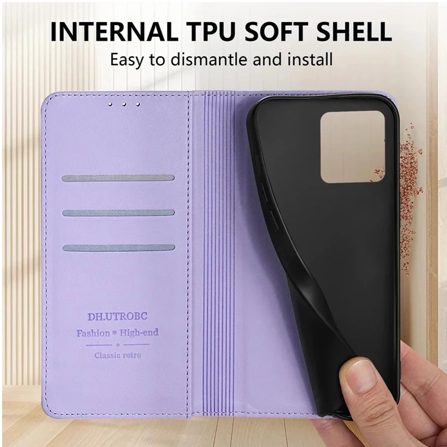 Wallet Skin Magnetic Slot Flip Leather Phone Case For Samsung Galaxy S25 Ultra S24 FE S23 S22 S21 S20 S10 Plus A16 A35 A55