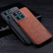 Luxury Leather Case For Moto G Power Stylus Play 2026 2025 2024 4G 5G Business Style Retro Litchi Pattern Back Cover