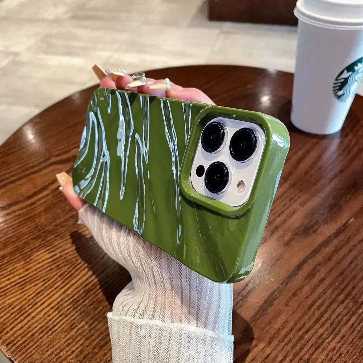 Soft Candy Wavy Pattern Phone Case For iPhone 17 16 11 12 13 14 15 Pro Max Xs Max XR 7 8 Plus 17Air Shockproof Bumper Cover