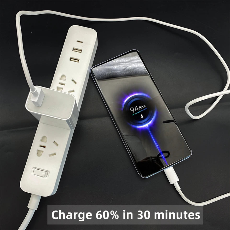 Oirginal XIAOMI 45W Charger Type C Turbo Charge Fast Charging Adapter Redmi Note 15 14 13 12 11 X Pro 10t Poco M7 X7 K40 Pad 6
