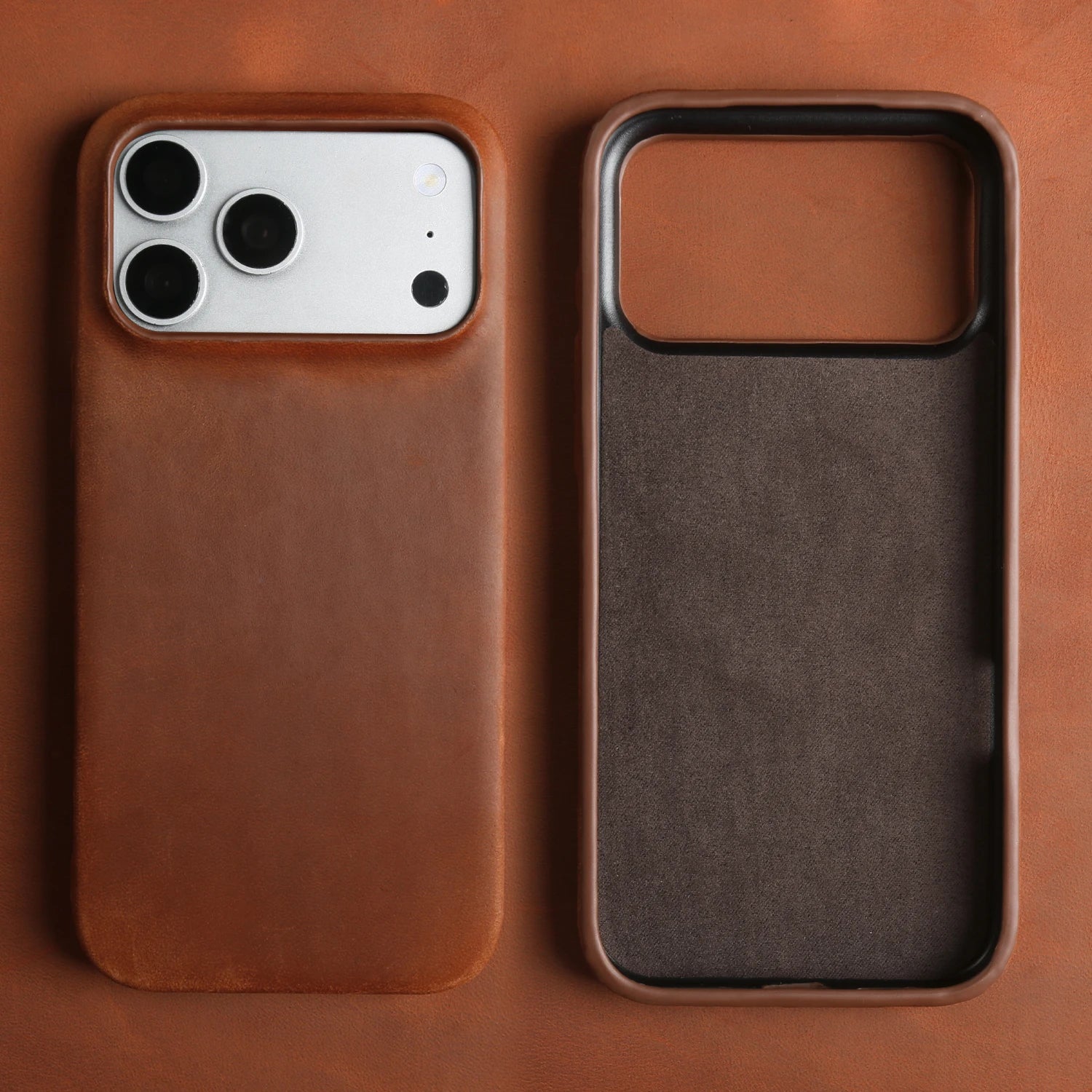 Crazy Horse Pattern Genuine Leather Case For iphone 17 Pro Max Air 16e 16 15 14 Plus 13 12 Mini 11 XR XS Max 7 8 Back Cover Case