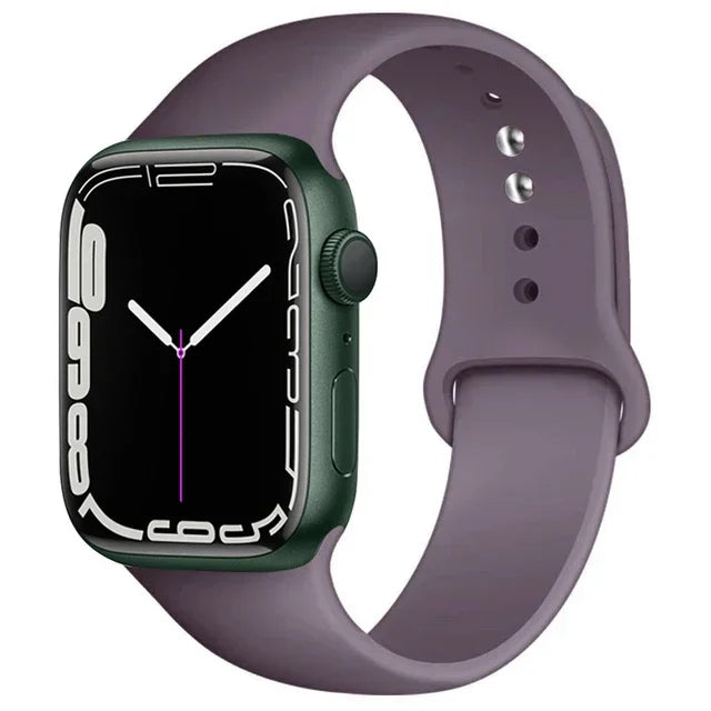 Silicone Sport Strap For Apple Watch Series11 10 9 8 7 6 5 SE Ultra3 Bracelet For Apple Watch 44mm 45mm 49mm 46mm 38/40/41/42 mm