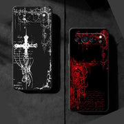 Funda Phone Cover Case for Google Pixel 10A 7a 9a 6 7 8 Pro 8a 6a 10 9 Pro XL Sword & White Hair Witch
