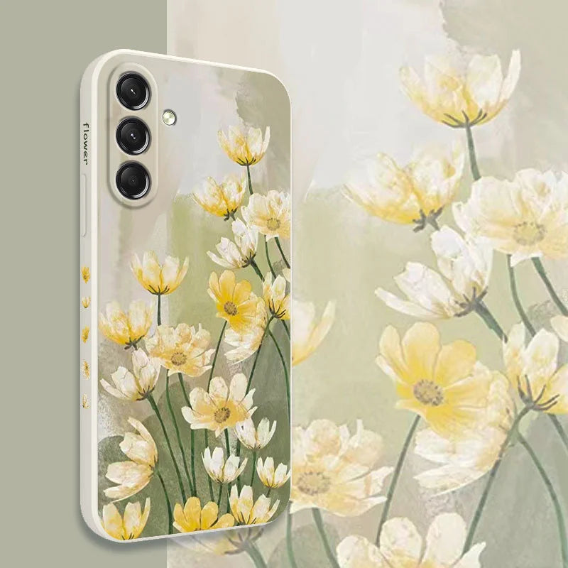 Small Cauliflower Phone Case For Samsung Galaxy S25 S24 S23 S22 S21 S20 S10 S10E Ultra Plus FE Note 20 Ultra 10 Plus Cover