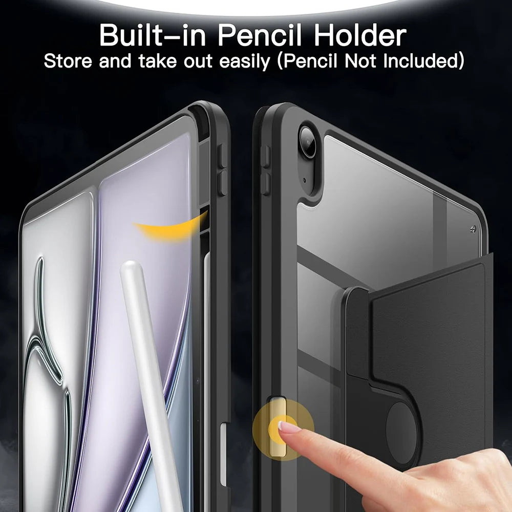 Rotating Smart Stand Case For iPad Air 13 2026 Case iPad Air 13 M4 M3 M2 Pro 13 11 M5 M4 2025 2024 Pro 12.9 2021 2020 Case Cover