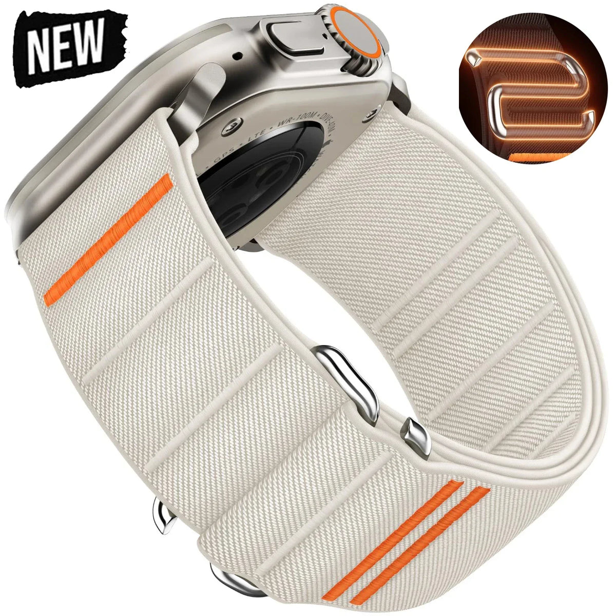 Sports Nylon Strap for Apple Watch Ultra 3 49mm 10 46mm Men Loop Bracelet for IWatch 11 9 8 7 se 6 5 4 45mm 44mm WatchBand Corre