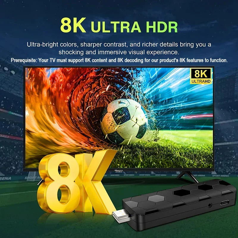 R3+ 4/8K Ultra HD Android 16 Smart TV Box WiFi 6 BT UI Interface 8GB RAM +128GB ROM Media Player For Netflix YouTube Disney+