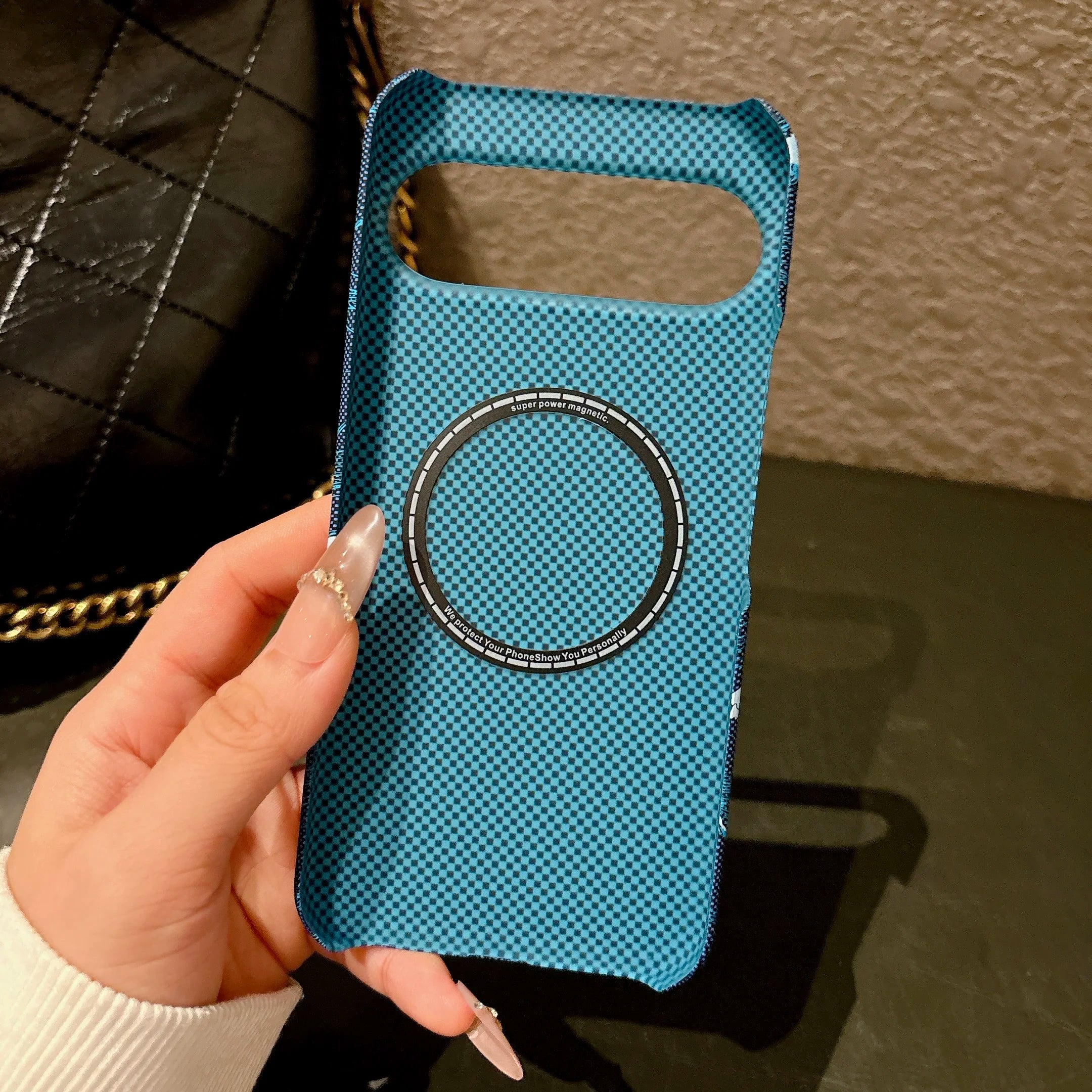 Premium Kevlar Ocean Wave Texture Magnetic Case For Google Pixel 11 Pro XL 10A 9A 8 7 Pro For Magsafe Charge Plastic Hard Cover