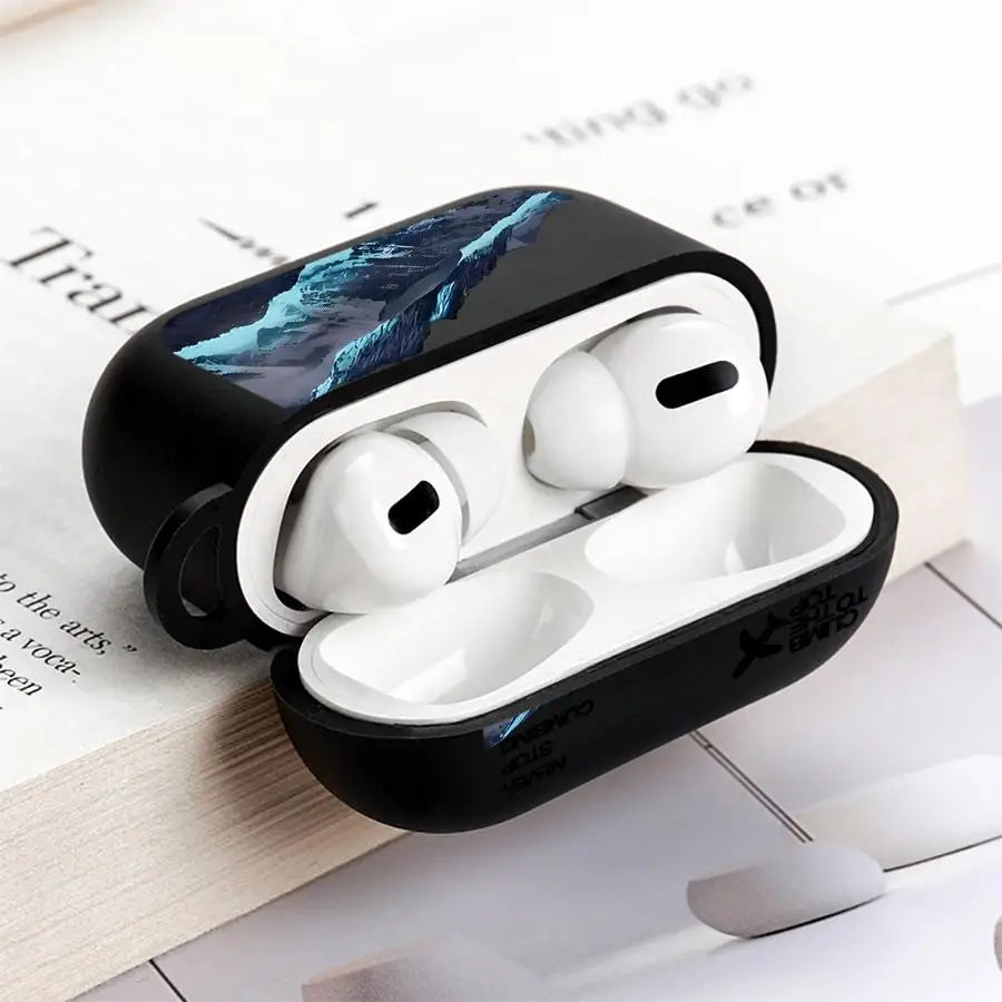 Snow Mountain Airplane Case For Airpods 1 Pro Pro3 Pro2 4 3 2 Earphone Cases Cover