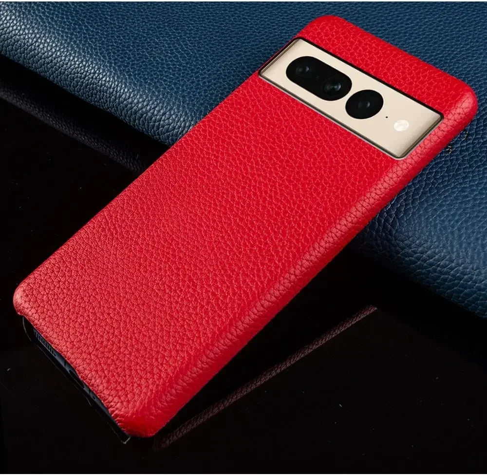 Fundas Pixel 10 Pro Case Business Genuine Leather Cases For Google Pixel 6A 7Pro 5A Mobile Phone Cover Capa Back Coque Carcasa