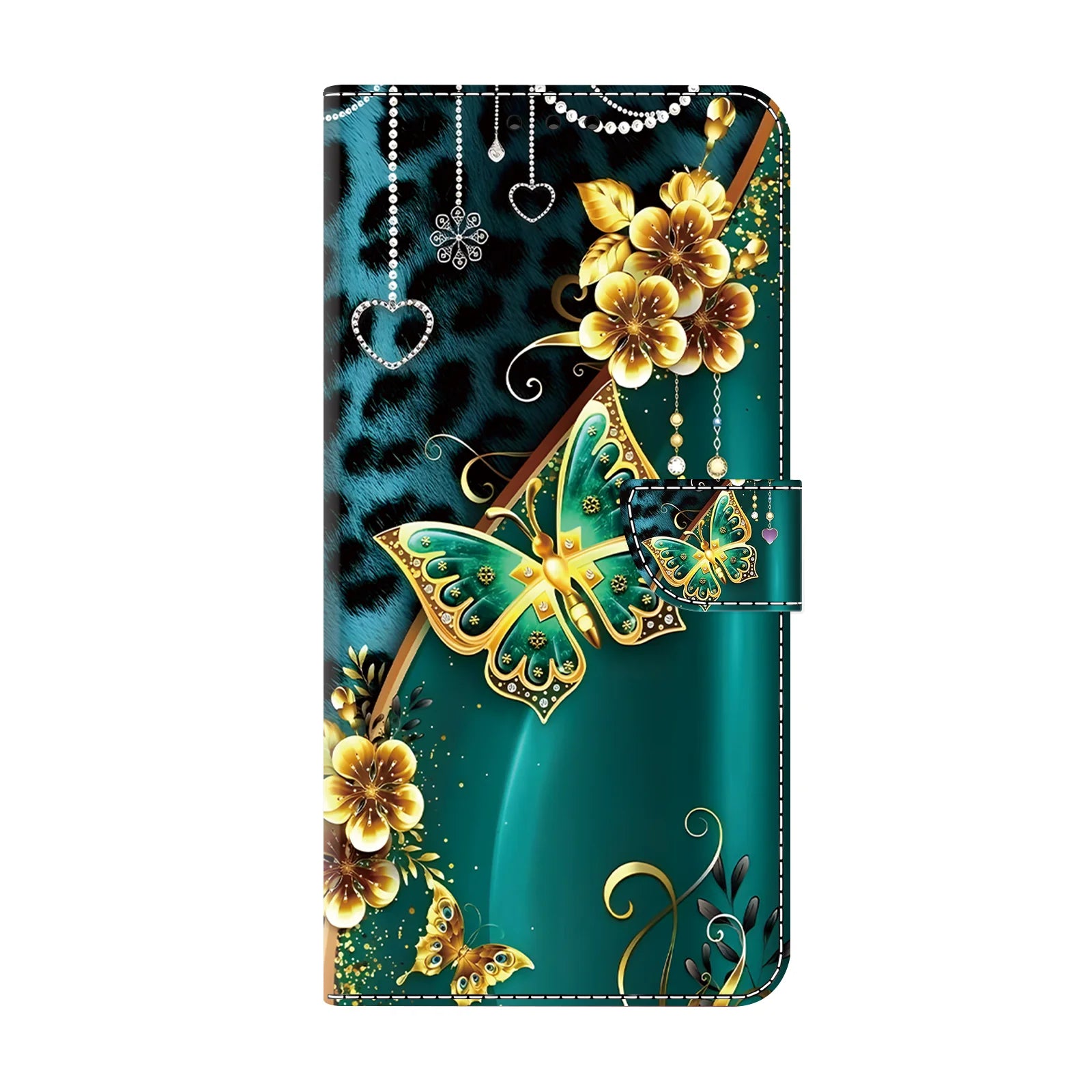 3D Painted Patterns Wallet Flip Leather For Samsung Galaxy S25 S24 S23 S22 S21 S20 S10 S10e S9 S8 Plus Ultra FE EDGE 4G/5G Case