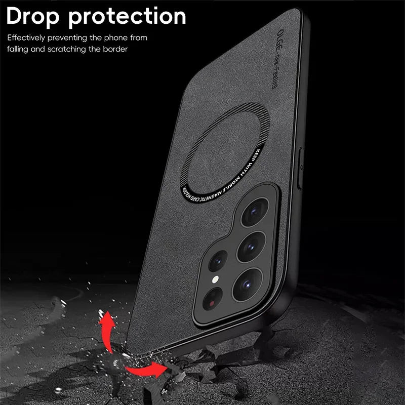 Magnetic Case for Samsung Galaxy S26 S25 S24 S23 S21 S20 Ultra Plus for Magsafe Cases for Samsung S25 EDGE S24 S23 S21 FE Cover
