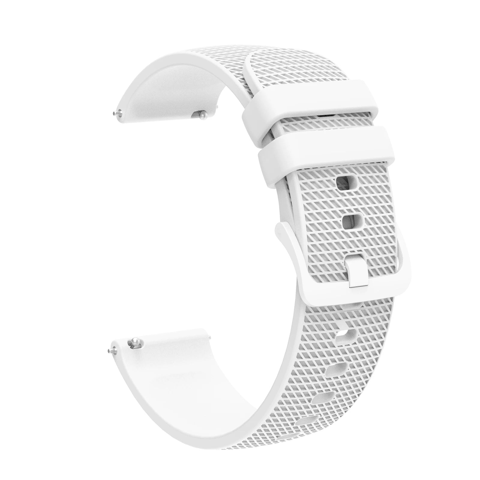 Premium Silicone Watchband WatchStrap Silicone Bracelet Quick Release Rubber Strap WristBand 18mm 20mm 22mm Width Replacement