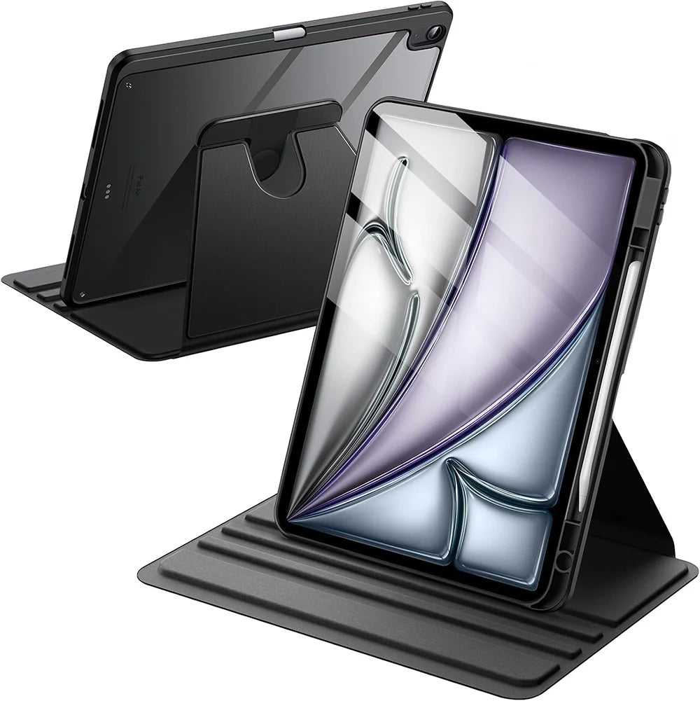 Rotating Smart Stand Case For iPad Air 13 2026 Case iPad Air 13 M4 M3 M2 Pro 13 11 M5 M4 2025 2024 Pro 12.9 2021 2020 Case Cover