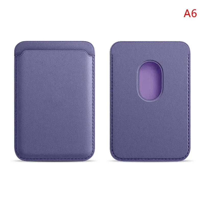 For Magsafe Accessories Magnetic Wallet Holder Leather Case For iPhone 13 12 14 15 16 17 Pro Max Card Holder Phone Purse Cover