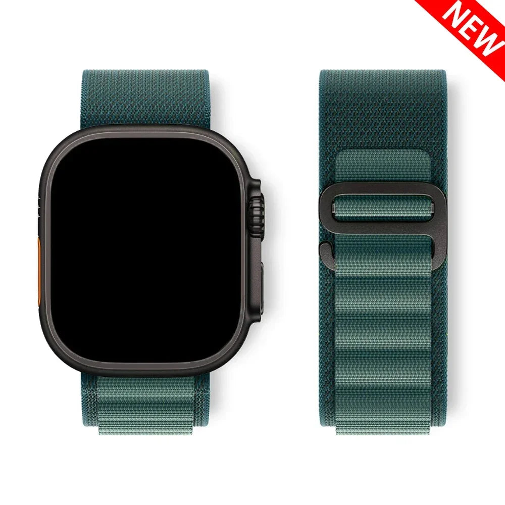 Alpine Loop for Apple Watch Ultra 2 Band 44mm 45mm 49mm 40mm 41mm 42mm nylon Trail bracelet correa Series 10 9 8 7 6 5 se Strap
