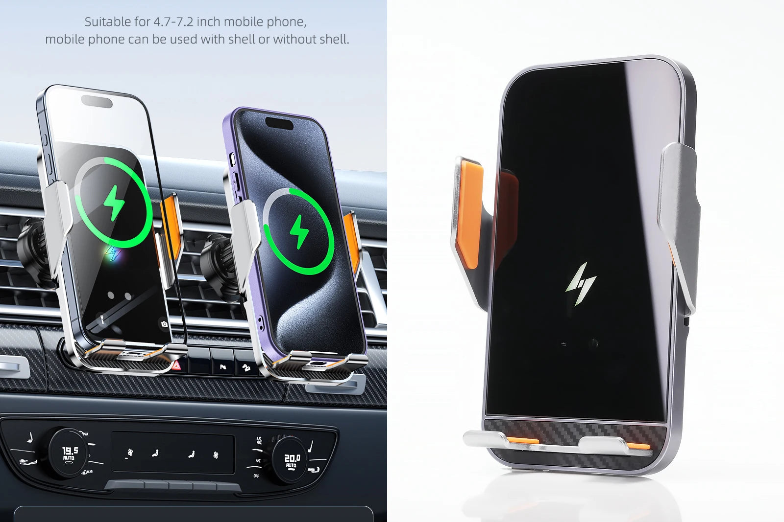 For BMW 3 Series G20 2019 2020 2021 2022-2025 Car Phone Holder Car Wireless Charging Magnetic MagSafe Holder Car Phone Charger
