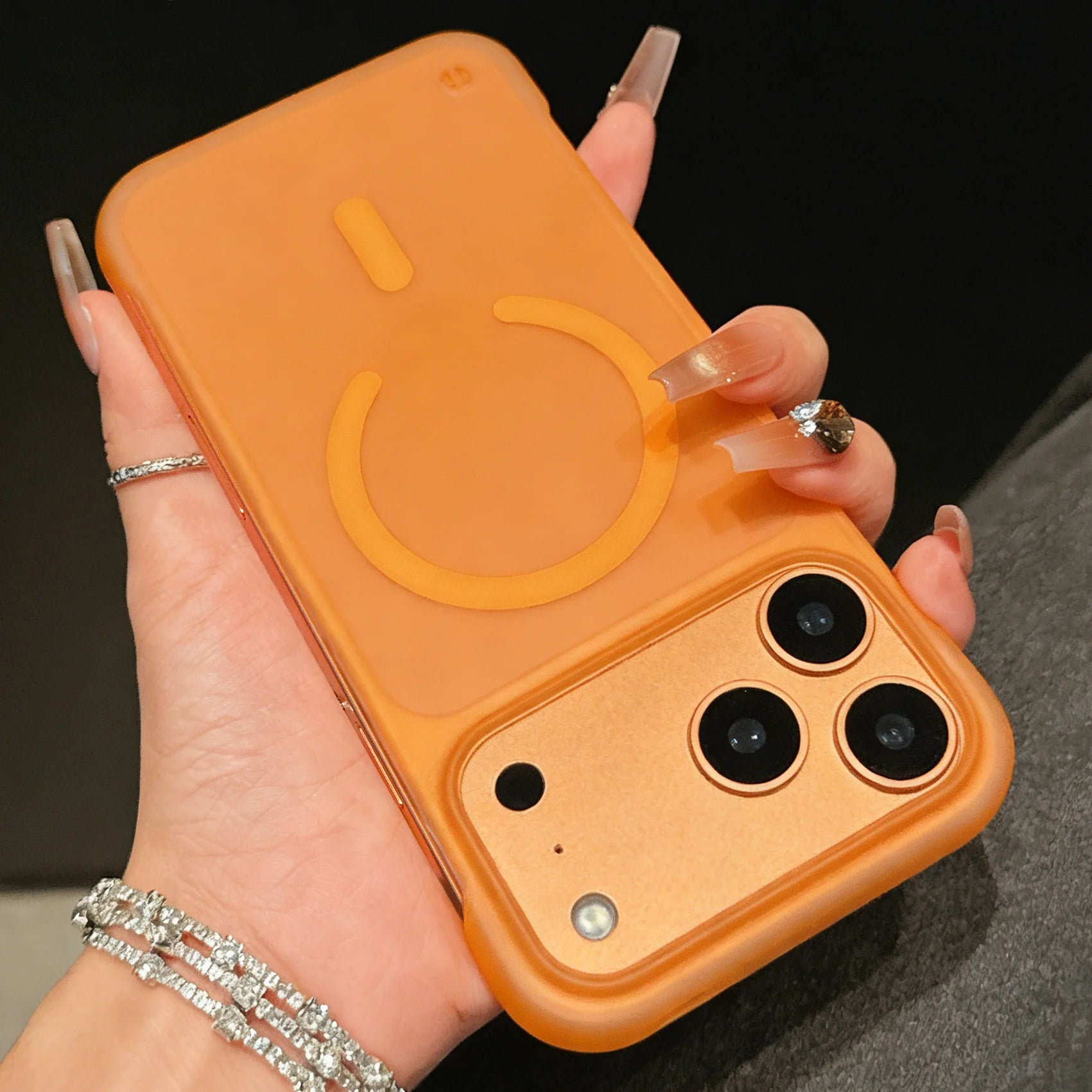 Ultra Thin PC Frameless Phone Case For iPhone 17 Pro Max 14 15 Plus 11 12 13 16 Pro Air For Magsefa Wireless Charger Matte Cover