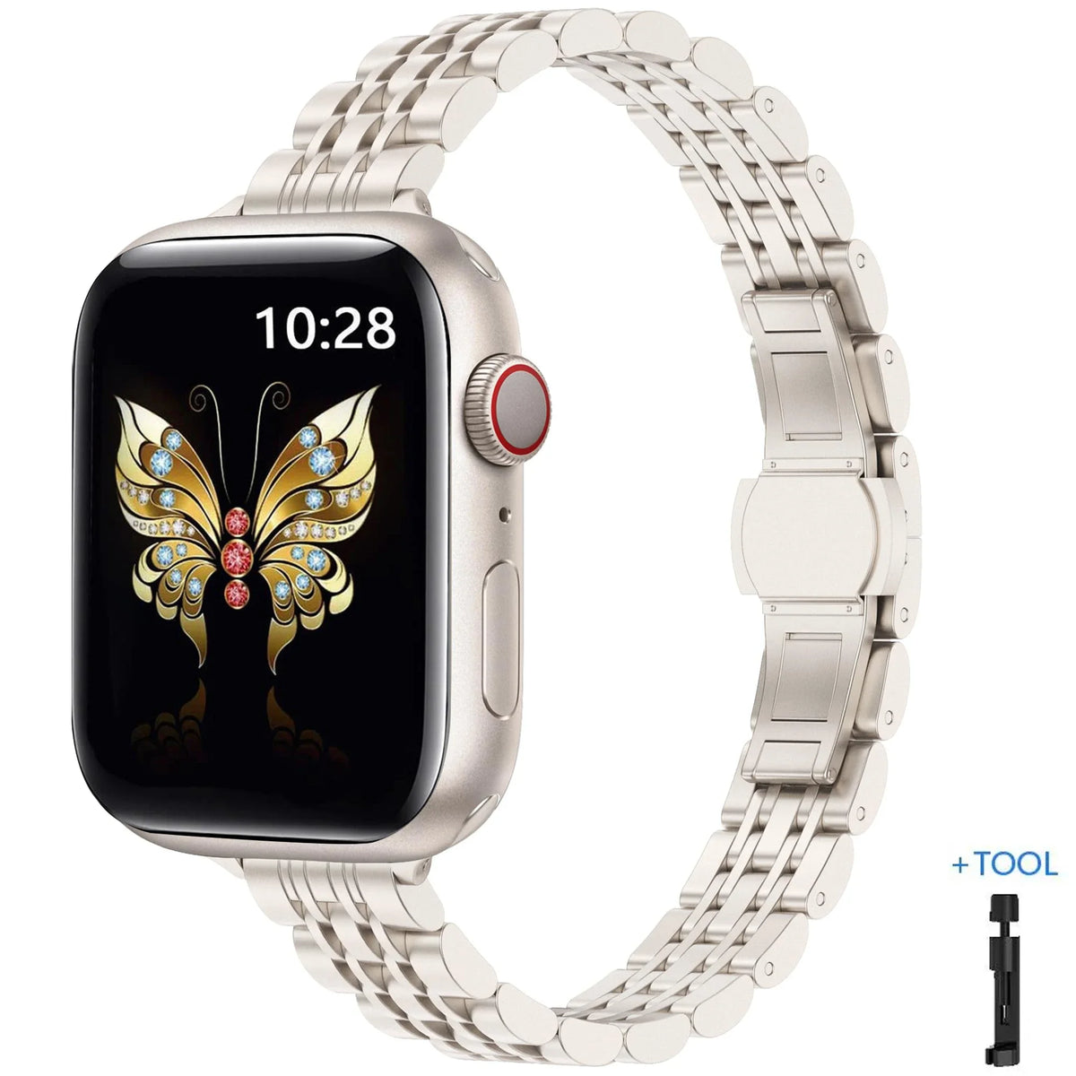 Women Slim Strap for Apple Watch Band Ultra 4 3 2 49mm 46mm 42mm 45mm 44mm Metal Wristband for IWatch Series 12 11 10 9 8 7 6 SE