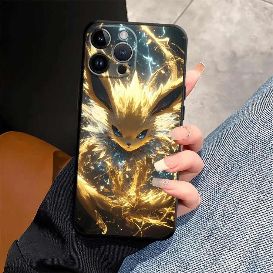 Hot Anime Pokemon Funda Phone Cover Phone Case for Apple iPhone Air XR XS MAX 12 17 Pro Max 15 Pro 7 8 14 11 13 16