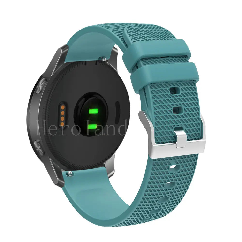 Premium Silicone Watchband WatchStrap Silicone Bracelet Quick Release Rubber Strap WristBand 18mm 20mm 22mm Width Replacement