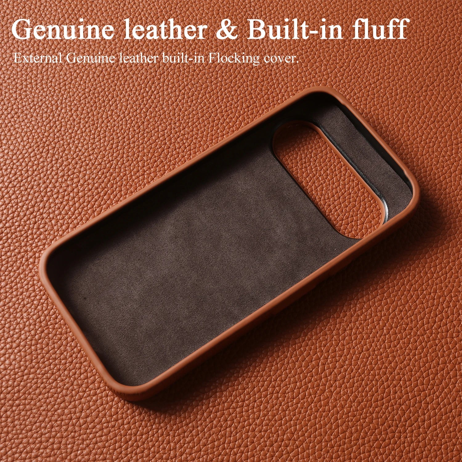 For Magsafe Magnetic Lychee Genuine Leather Case For Google Pixel 10 Pro XL Pixel10 9A 8A 7A Pixel 7 8 9 Pro XL Phone Back Cover