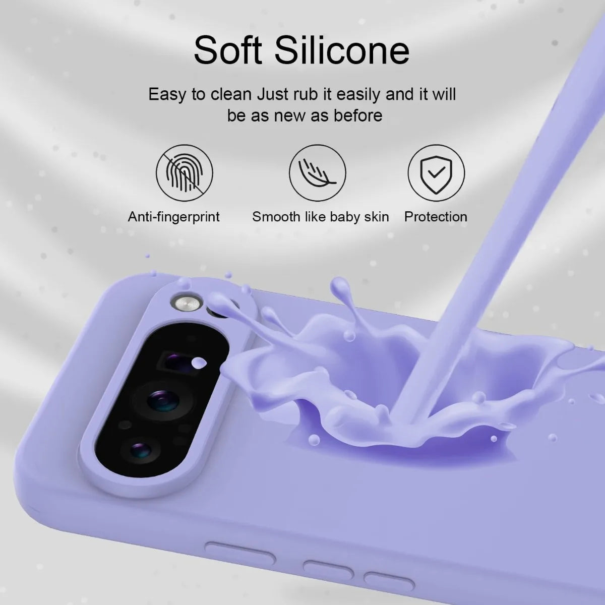 High Quality Original Skin Feel Liquid Silicone Case For Google Pixel 10A 10 9 Pro XL 8 7 6 A Shockproof Bumper Protection Cover