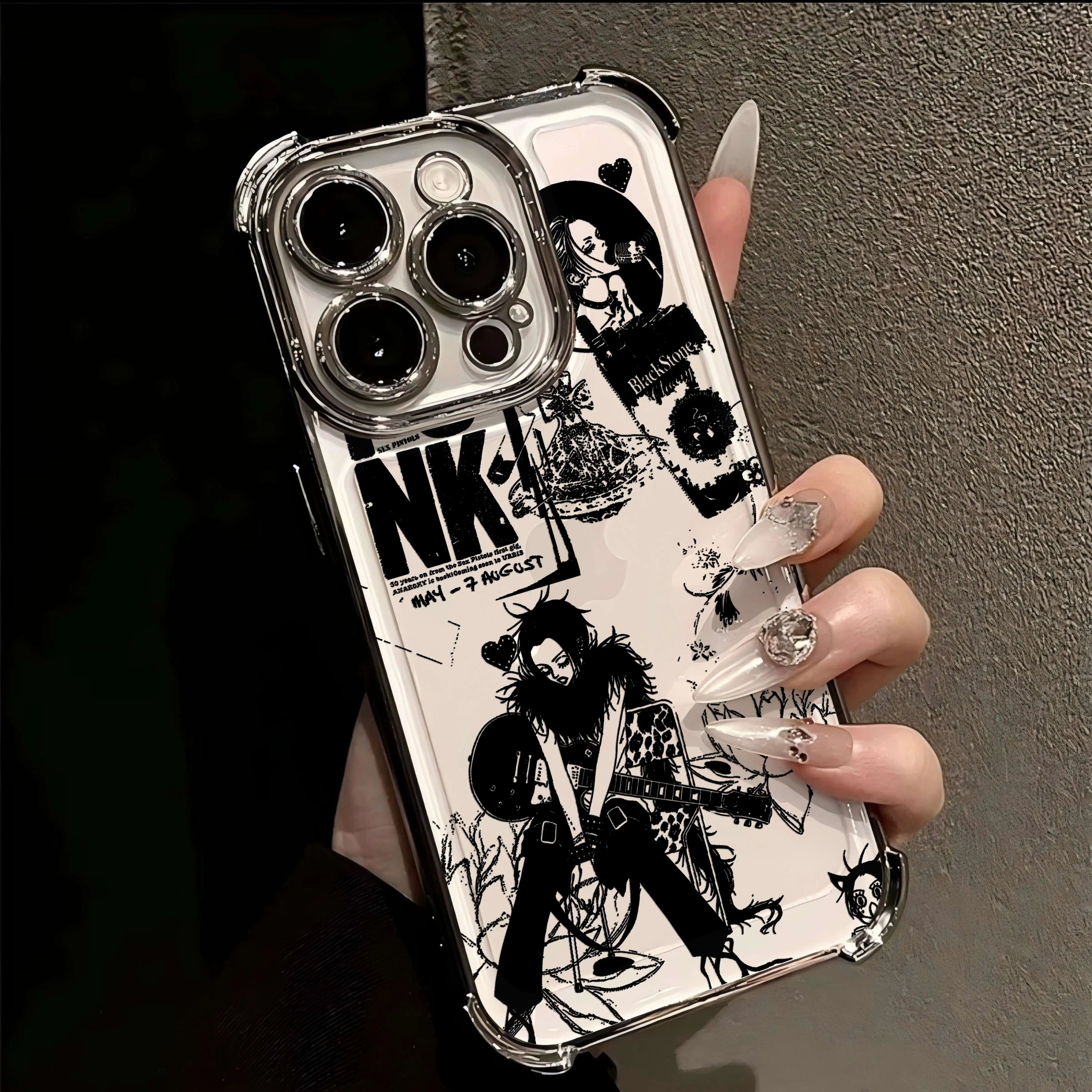 Anime Cool Nanas Osakis Hot Plating Phone Case For IPhone 17 16e 16 15 14 13 12 11 Pro Max X XR XSMax 8 Mini Air Plus Anti-Fall