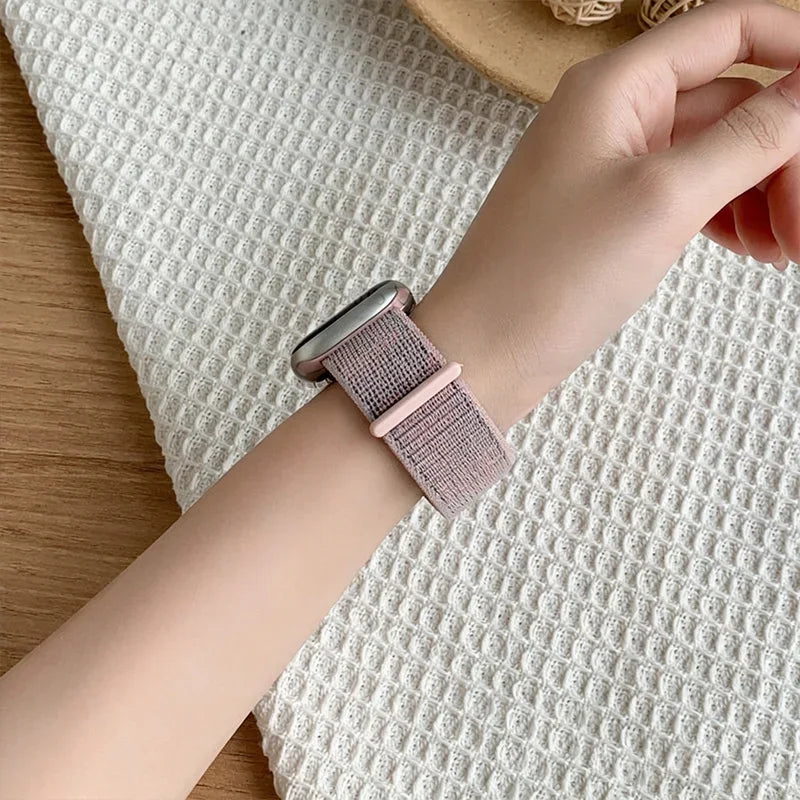 Nylon Loop Strap for Apple Watch Band 46mm 40 44 45mm 41mm  Breathable Bracelet for IWatch Series 11 10 9 8 7 Ultra3 2 49mm band