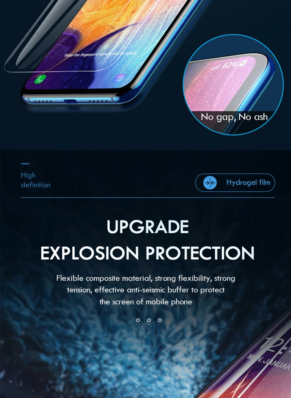 2in1 HD Full Hydrogel Film For Motorola Razr 50 Ultra 40 2019 2020 2022 50Ultra Razr40 Plus Protective Screen Protector Cover