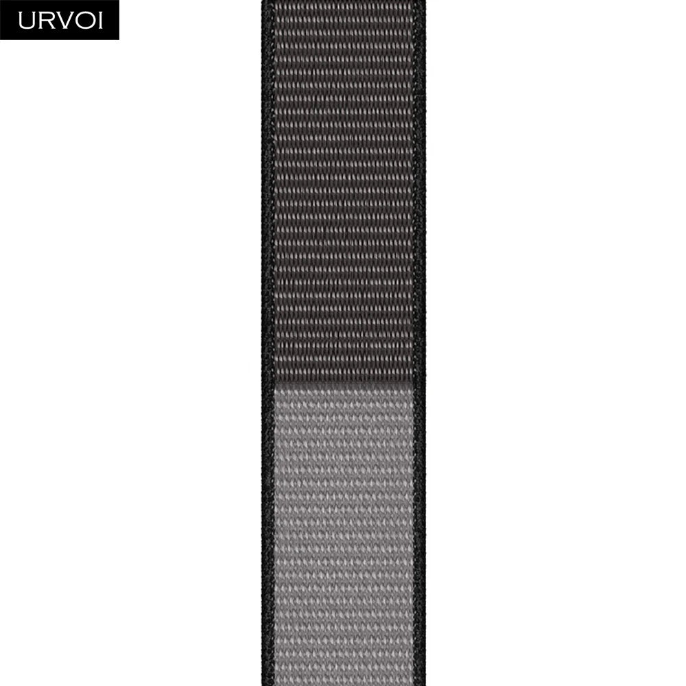 URVOI Sport Loop for Apple Watch Ultra 4 3 2 Series 12 11 10 9 SE3 Nylon Strap for iWatch Sport Band Hook&Loop Fastener 46 49mm