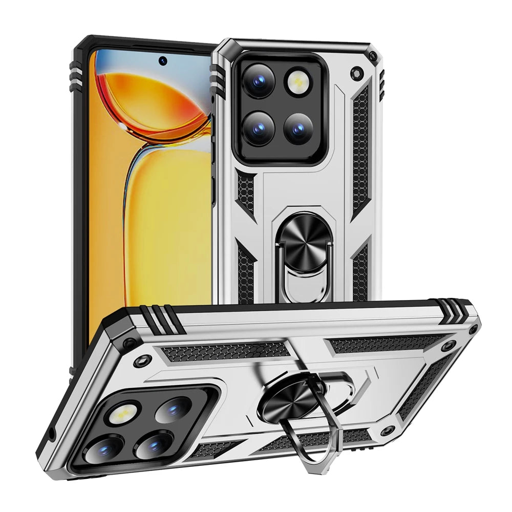 Armor Phone Case For Moto G Stylus Power Play GStylus GPower GPlay 4G 5G 2021 2022 2023 2024 2025 360°  Metal Ring Holder Cover