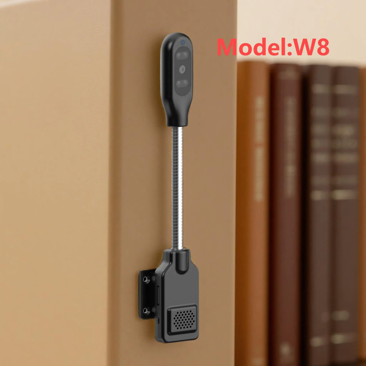 PNZEO Smart Flexible Gooseneck Baby & Pet Monitor Camera Motion Detection Two-Way Audio Home Security Camera