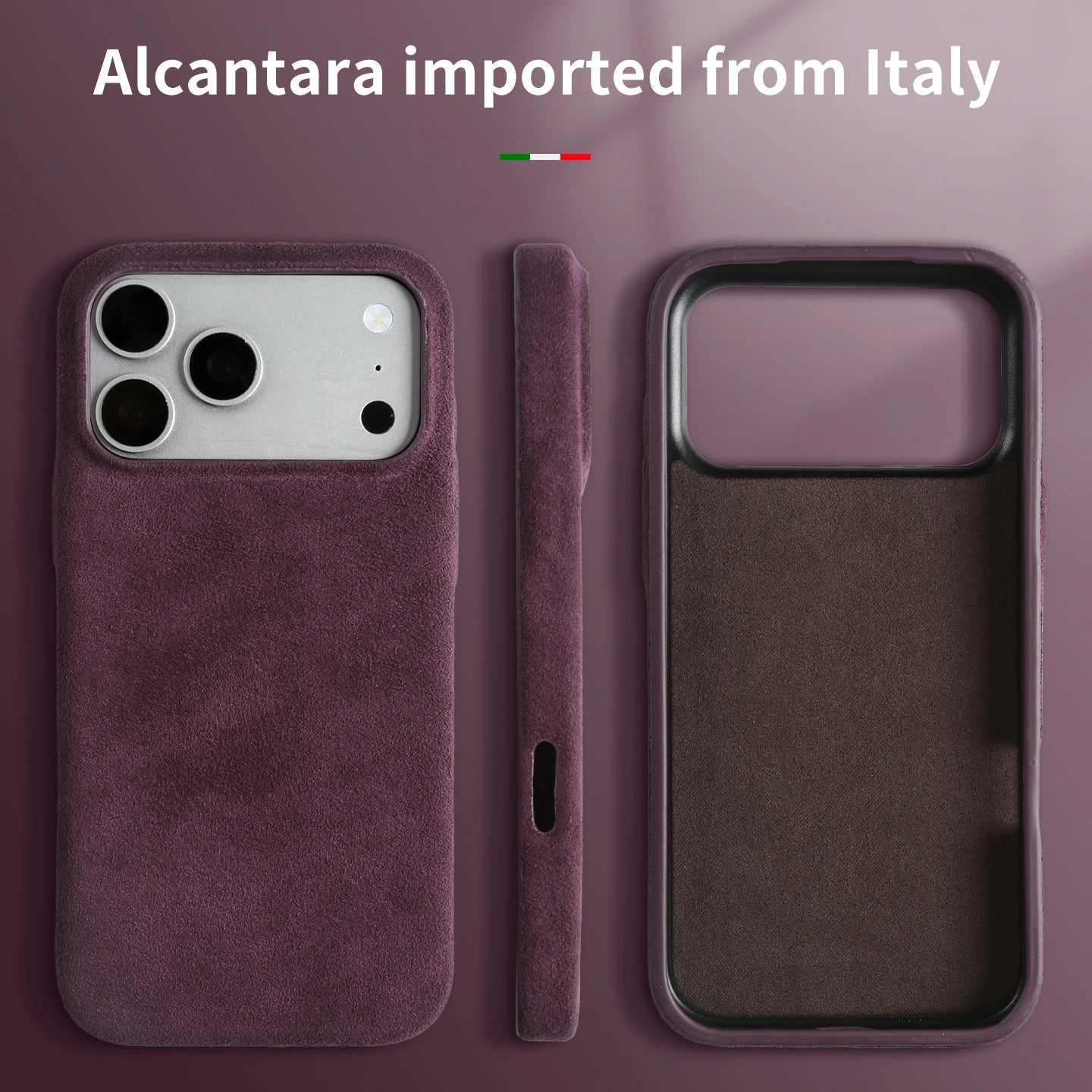For Alcantara Premium Phone Case For iphone 17 Pro Max Air 16e 16 15 14 Plus 13 12 Mini 11 XR XS Max 7 8 Back Cover Case Shell
