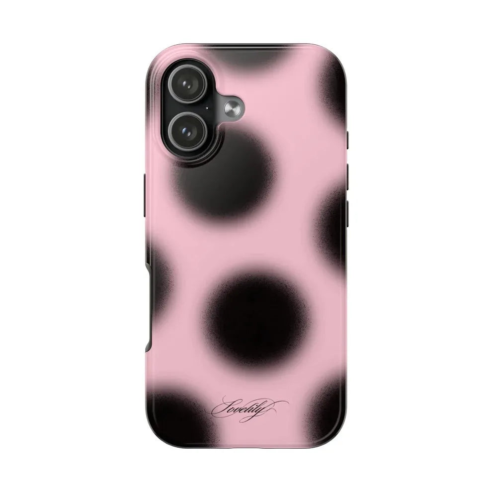 Pink & Brown Sweetness Phone Case for iPhone 17 16e 16 15 14 13 12 11 X XS XR XSMAX 7 8 Air Pro Max Plus Double-layer Back Cover