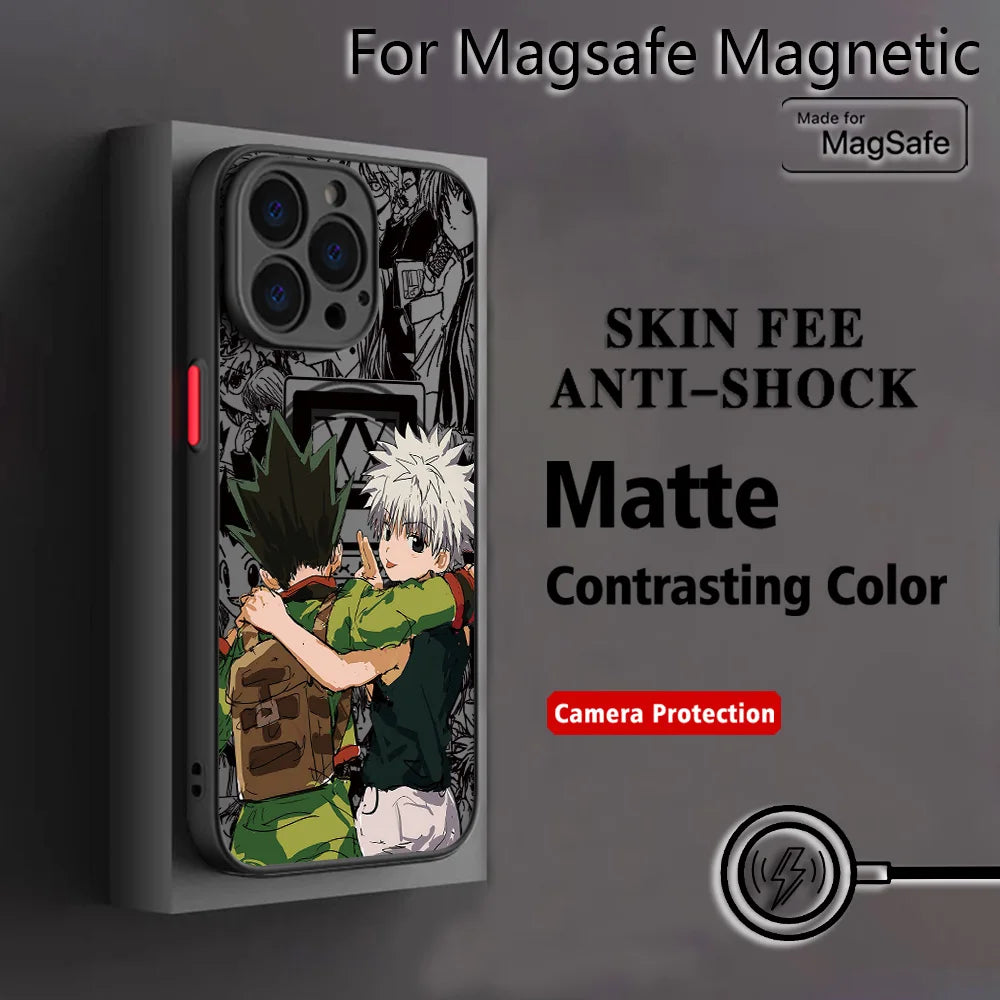 Anime Killua Hunter X Hunter Phone Case For Samsung Galaxy S26 S25 S24 S23 S22 S21 S20 FE Plus Ultra 5G Matte Magnetic Cover
