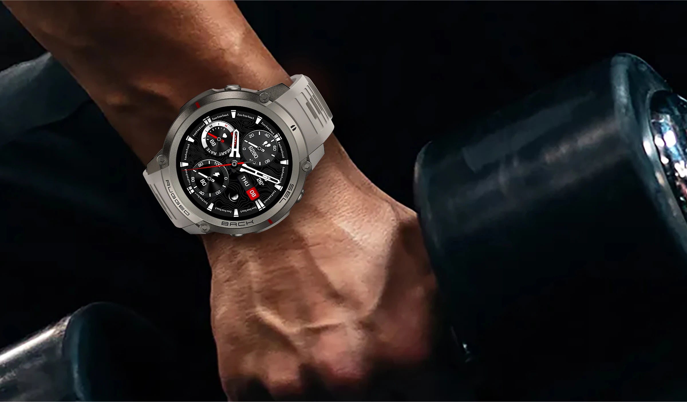 2026 Military Satellite Offline Map GPS Smart Watch Men 1.43''AMOLED Bluetooth Call Compass 5ATM Waterproof 170+Sport Smartwatch