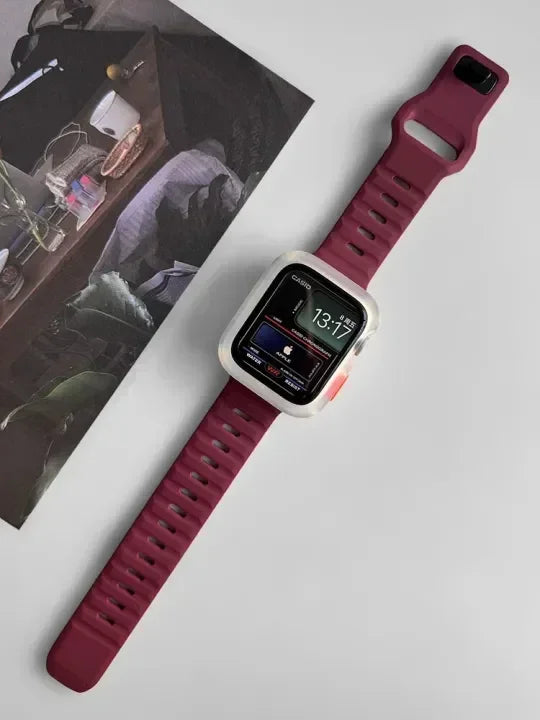 Silicone Case+Strap for Apple Watch Ultra3 49mm Series 11/10 42mm 38 44mm 40mm 45mm 41mm Bracelet Cover for iWatch Series 8 9 7