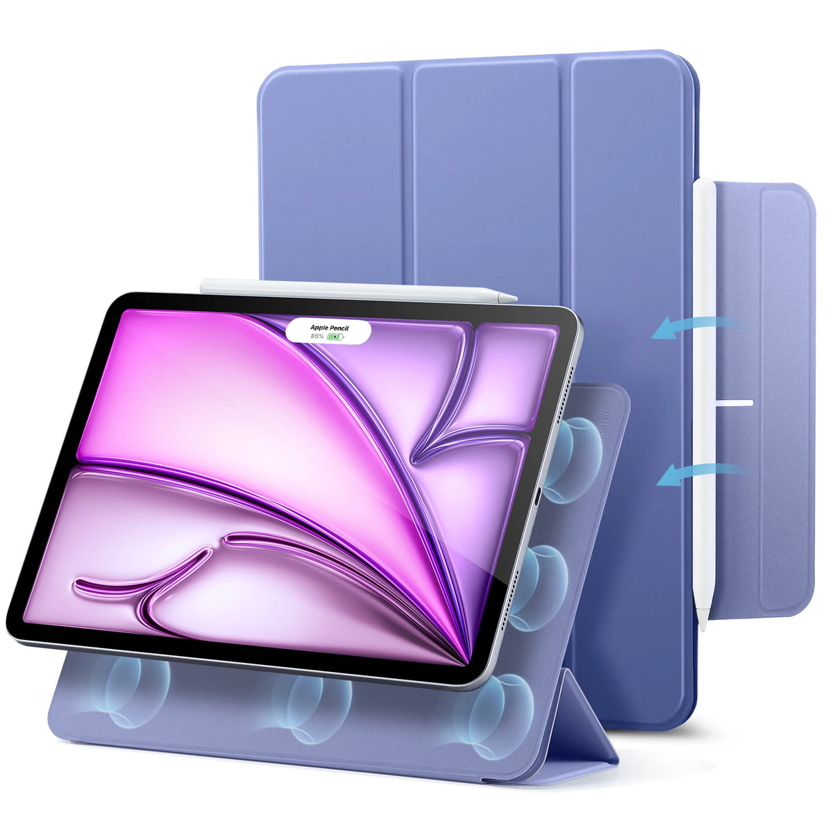 ESR for iPad Air 11 Inch Case M4/M3/M2 (2026/2025/2024) Powerful Magnetic Cover for iPad Air 5th/4th Gen (2022/2020)Auto Wake
