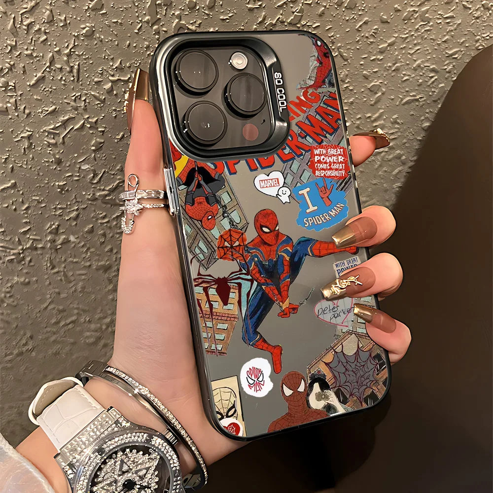 Cool Spiders Man Phone Case For Samsung Galaxy S26 S25 S24 S23 S22 S21 S20 Note20 FE Ultra Edge Plus 4G 5G Anti Fall Matte Cover