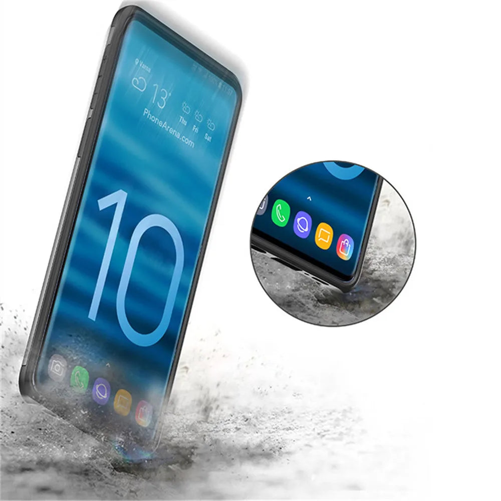 For Samsung Galaxy S10 Plus S10E S10 5G S9 S8  Case Slide Armor Wallet Card Slots Holder Cover For Samsung Note 9 8