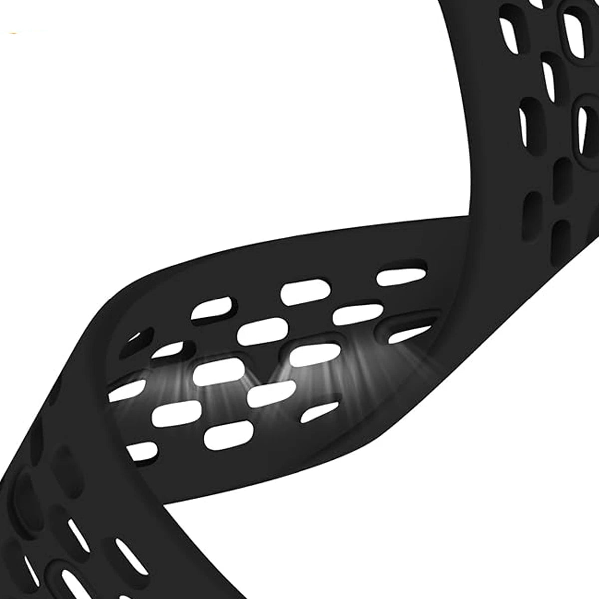 Breathable Silicone Strap for Apple Watch Ultra 4 3 2 49mm 46mm 45mm 41mm 44mm 42mm Band Bracelet for Iwatch Series 12 11 10 9 8