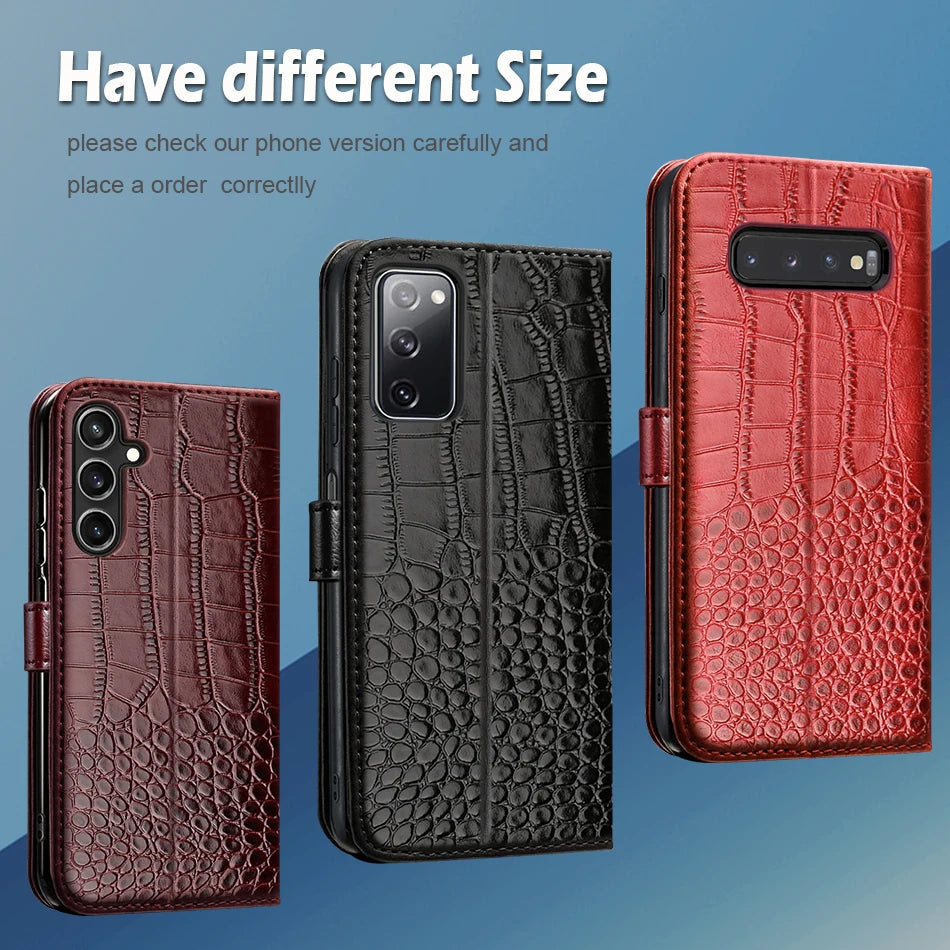 Flip leather wallet case for Samsung Galaxy S26 Ultra S26+ S26Ultra S25 S24 S24FE 5G S23 FE S22 Plus S23Ultra S24Ultra S25Ultra
